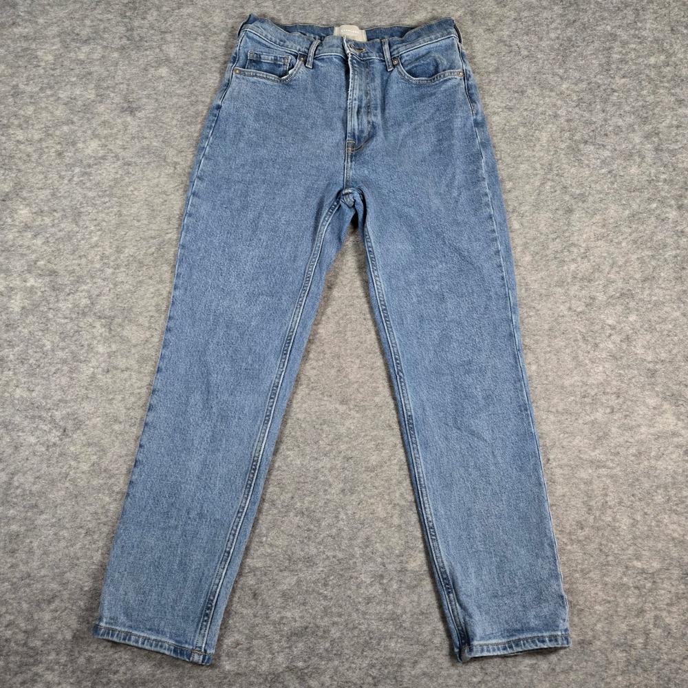 Everlane Womens Blue The Original Cheeky High Rise Crop Jeans 27